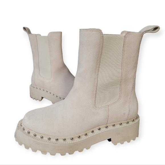 Vince Camuto Meendey Platform Chelsea Boot Chunky Lug Sole Heels Size 7 - Picture 17 of 17